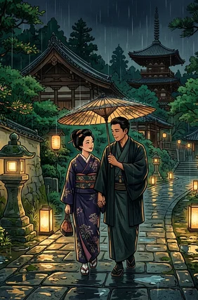 鎌倉の夜、誰にも言えない恋が始まった