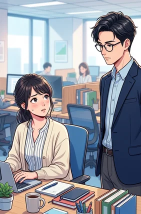 隣のデスクの彼は、私だけに冷たい