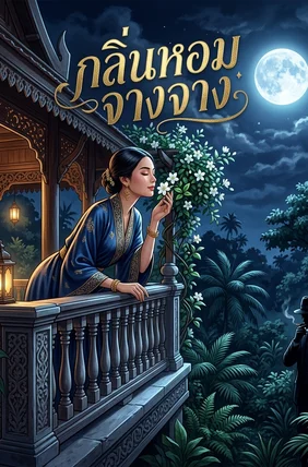 กลิ่นหอมจางจางของดอกปีบในคืนพระจันทร์เต็มดวง