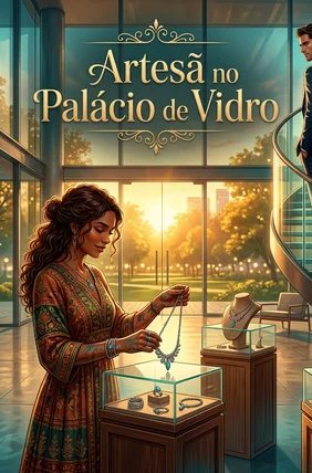 Artesã no Palácio de Vidro