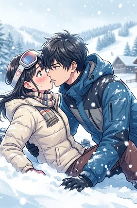 軽井沢、氷のキス