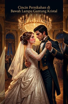 Cincin Pernikahan di Bawah Lampu Gantung Kristal